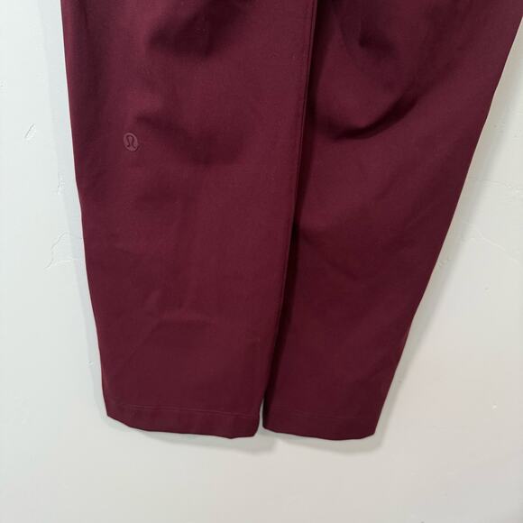 Lululemon Womens On the Fly 7/8 Pant Ankle Garnet Red 2 Luxtreme Athleisure - Picture 6 of 10
